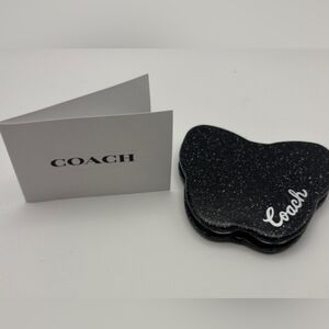 Coach Black Glitter Makeup Compact
